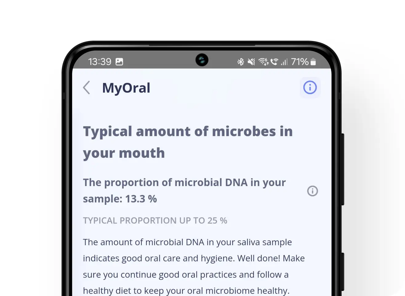 Raport microbiom oral
